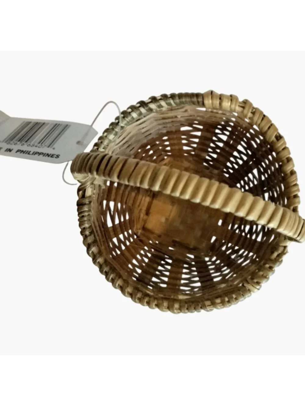 Mini Woven Basket Darice Brown Round Design Miniature Farmhouse Lot 3